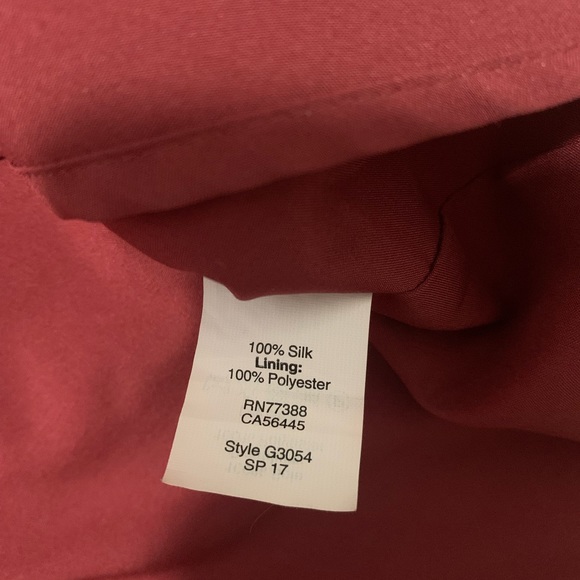 Madewell Red Silk Dress - Picture 6 of 7